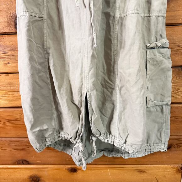 Anthropologie Daily Practice Twofer Midi Dress in sage green Large - Picture 5 of 8